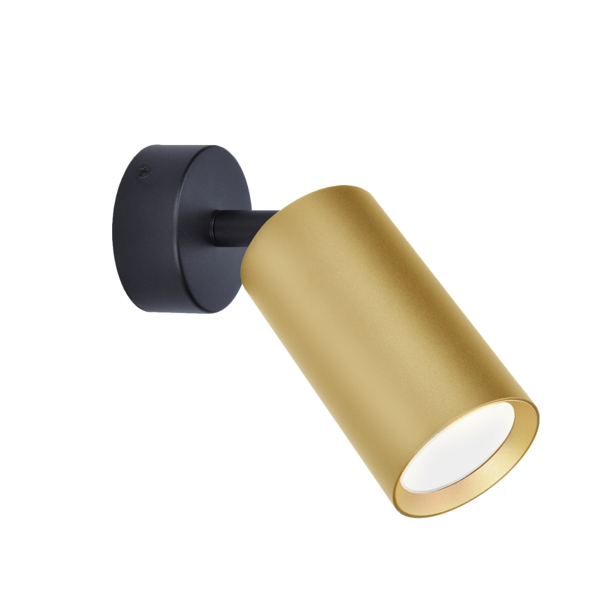 Brilagi - Spot LED RGBW reglabil SELE GOLDEN 1xGU10/4,8W/230V 3000K negru/auriu + telecomandă