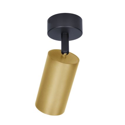 Brilagi - Spot LED RGBW reglabil SELE GOLDEN 1xGU10/4,8W/230V 3000K negru/auriu + telecomandă