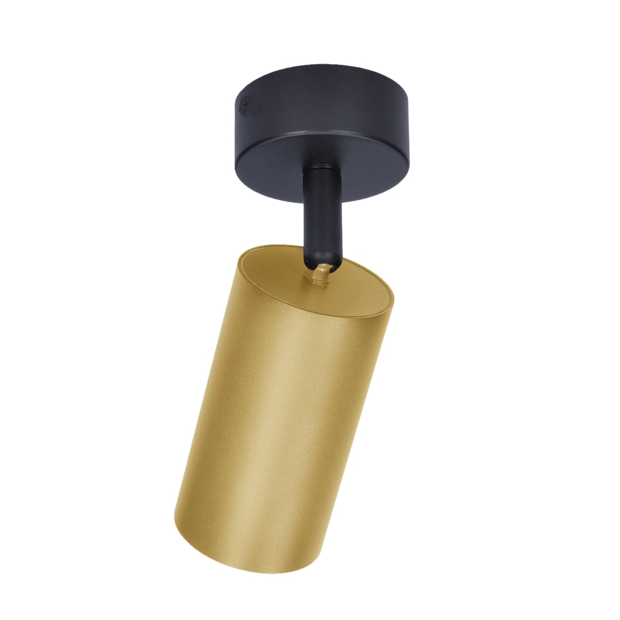 Brilagi - Spot LED RGBW reglabil SELE GOLDEN 1xGU10/4,8W/230V 3000K negru/auriu + telecomandă