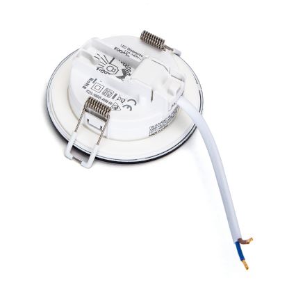 Brilagi - Spot LED încastrat pentru baie, 9W, 230V, 3000K, negru, IP65