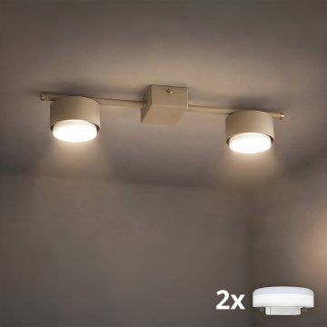 Brilagi - Spot LED MONO 2xGX53/13W/230V bej