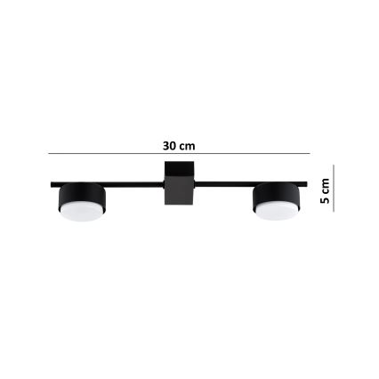 Brilagi - Spot LED MONO 2xGX53/30W/230V negru