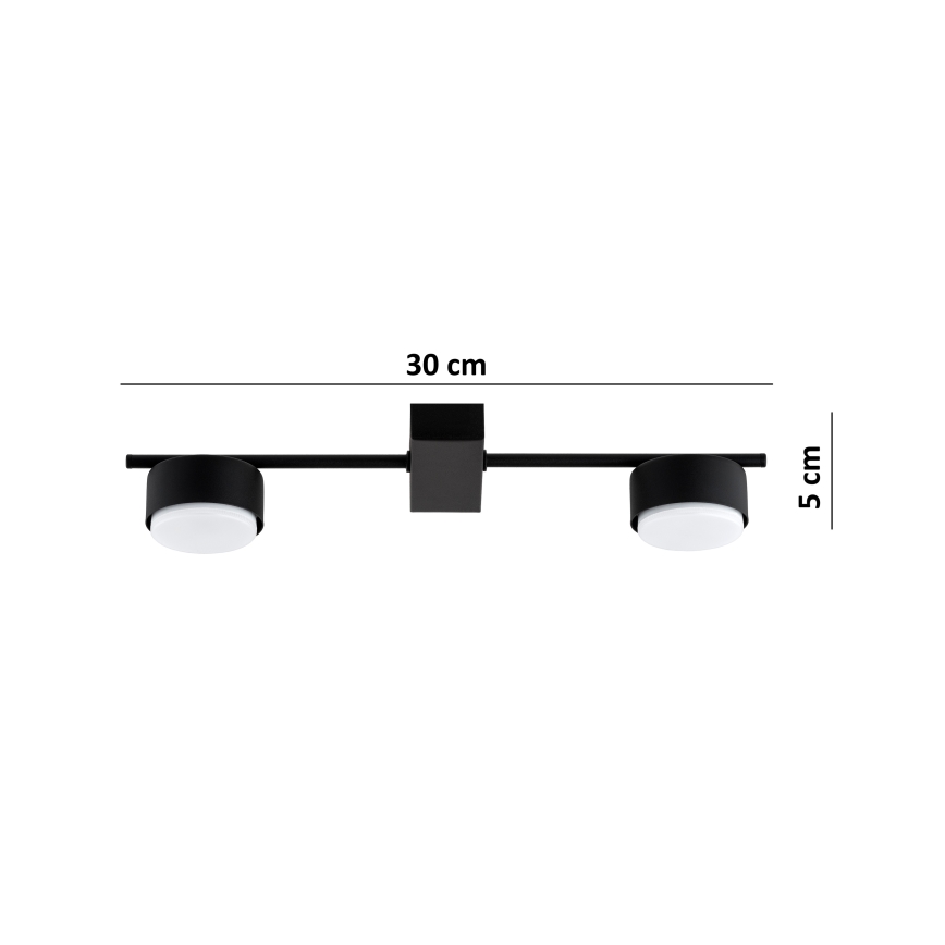 Brilagi - Spot LED MONO 2xGX53/30W/230V negru