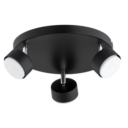 Brilagi - Spot LED MONO, 3 x GX53, 30 W, 230 V, negru
