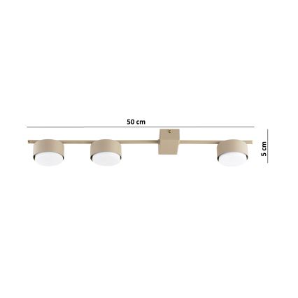 Brilagi - Spot LED MONO 3xGX53/13W/230V bej