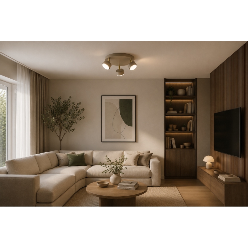 Brilagi - Spot LED MONO 3xGX53/30W/230V bej/auriu