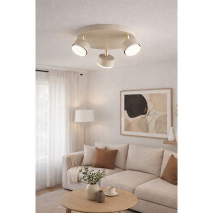 Brilagi - Spot LED MONO 3xGX53/30W/230V bej/auriu