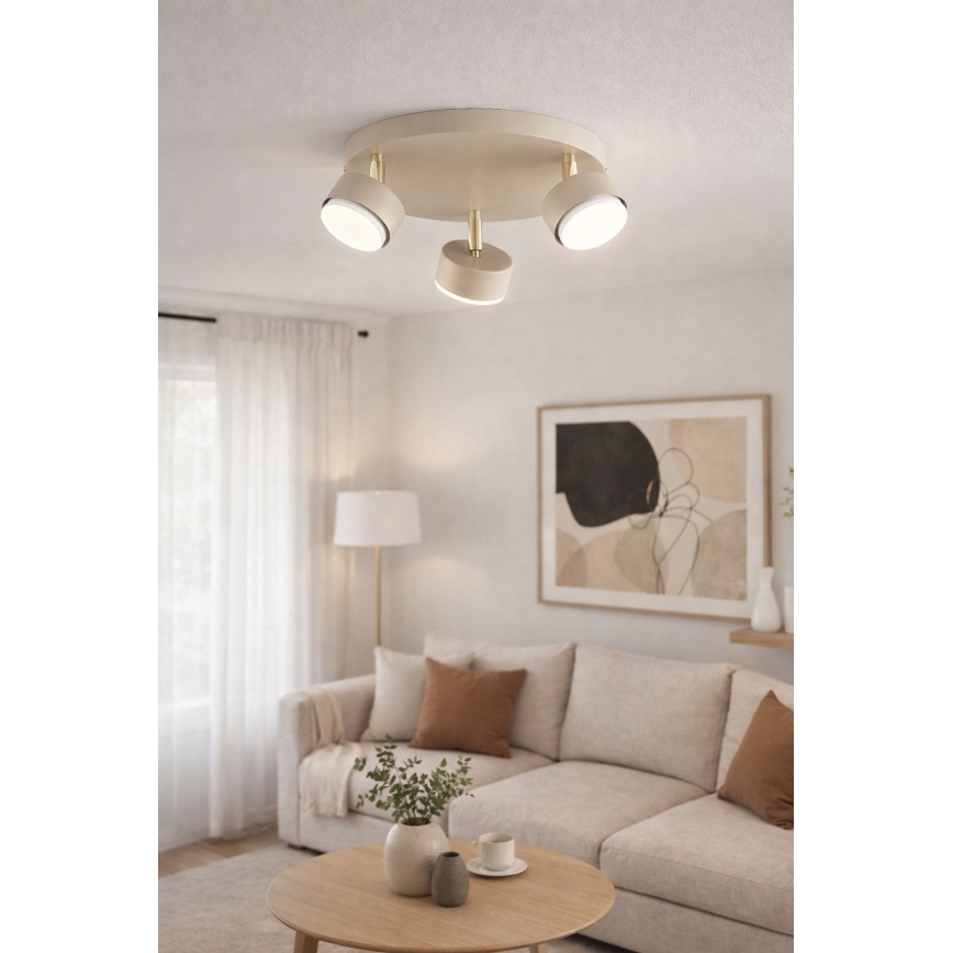 Brilagi - Spot LED MONO 3xGX53/30W/230V bej/auriu