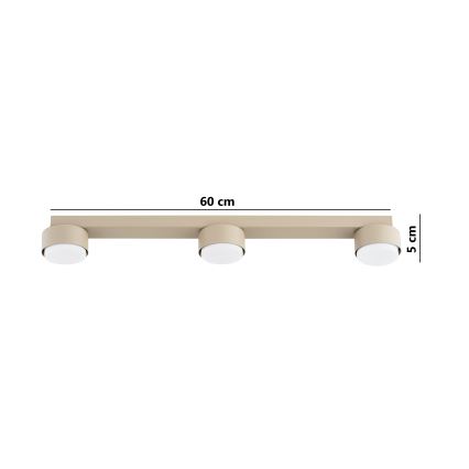Brilagi - Spot LED MONO 3xGX53/30W/230V bej