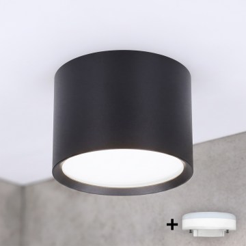 BRILAGI - Spot LED pentru baie SMOOTH 1xGX53/15W/230V 60x82 mm negru IP54