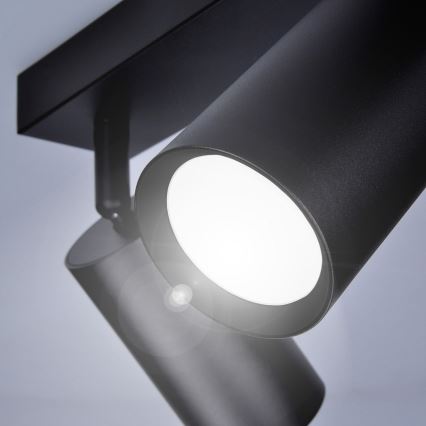 Brilagi - Plafonieră cu 6 spoturi LED RGBW dimabile SELE 6xGU10/6,5W/230V 2700-6500K negru