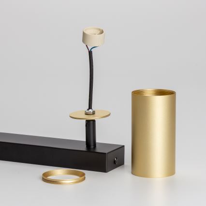 Brilagi Spot LED RGBW dimabil SELE GOLDEN 2xGU10/6,5W/230V 2700-6500K negru/auriu