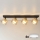 Brilagi - Spot LED RGB+CCT dimmabil AURA LUX 4xGX53/14W/230V 2700-6500K Wi-Fi Tuya negru/auriu