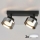 Brilagi - Spot LED RGB+CCT reglabil AURA LUX 2xGX53/14W/230V 2700-6500K Wi-Fi Tuya negru/fumuriu