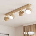 Brilagi - Spot LED RGB+CCT reglabil MONO 4xGX53/14W/230V 2700-6500K Wi-Fi Tuya bej