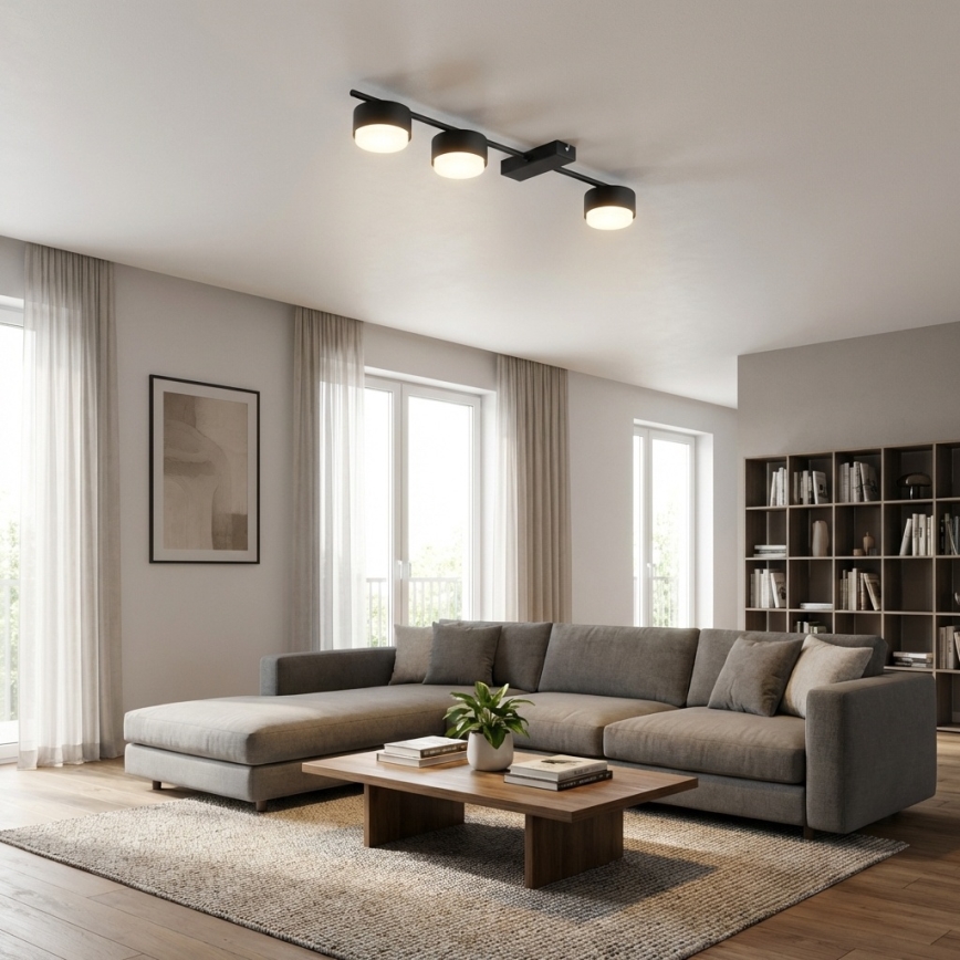 Brilagi - Spot LED RGB+CCT dimabil MONO 3xGX53/14W/230V 2700-6500K Wi-Fi Tuya negru