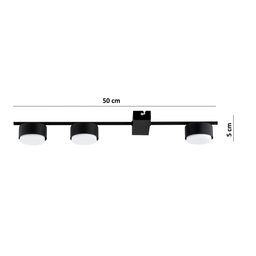 Brilagi - Spot LED RGB+CCT dimabil MONO 3xGX53/14W/230V 2700-6500K Wi-Fi Tuya negru