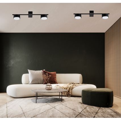 Brilagi - Lampă spot LED RGB+CCT reglabilă MONO 2xGX53/14W/230V 2700-6500K Wi-Fi Tuya neagră