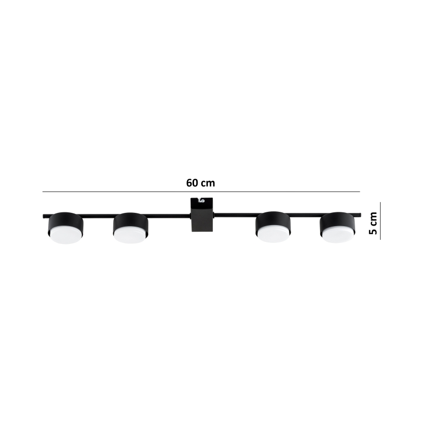 Brilagi - Corp LED spot RGB+CCT dimabil MONO 4xGX53/14W/230V 2700–6500K Wi‑Fi Tuya negru