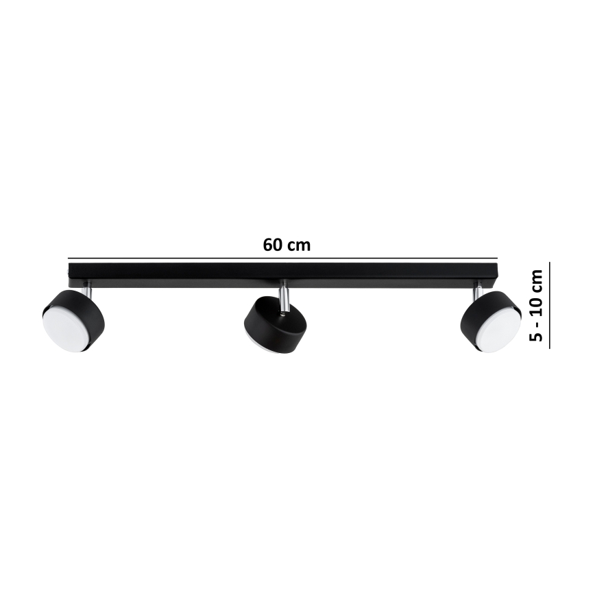 Brilagi - LED RGB+CCT spot dimabil MONO 3xGX53/14W/230V 2700-6500K Wi-Fi Tuya negru