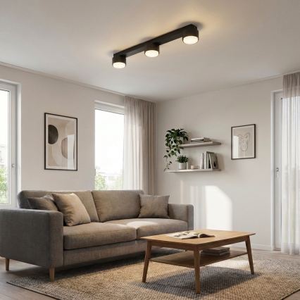 Brilagi - Spot LED RGB+CCT dimmabil MONO 3xGX53/14W/230V 2700-6500K Wi-Fi Tuya negru