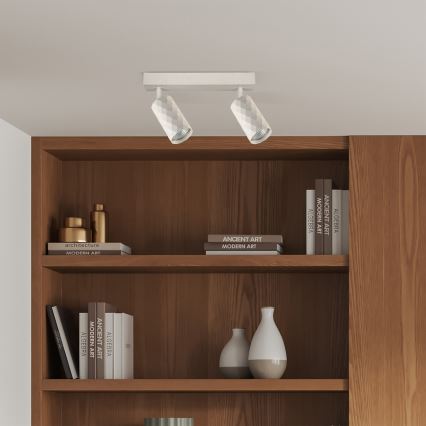 Brilagi - Spot LED RGBW reglabil SELE DIAMANT 2xGU10/4,8W/230V 3000K alb + telecomandă
