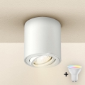 Brilagi - Spot LED RGBW dimabil MIA 1xGU10/6W/230V 3000K 84x80 mm alb + telecomandă