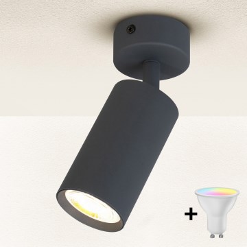 Brilagi - Spot LED RGBW dimabil SELE 1xGU10/4,8W/230V 3000K antracit + telecomandă