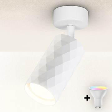 Brilagi - Spot LED RGBW dimabil SELE DIAMANT 1xGU10/4,8W/230V 3000K alb + telecomandă