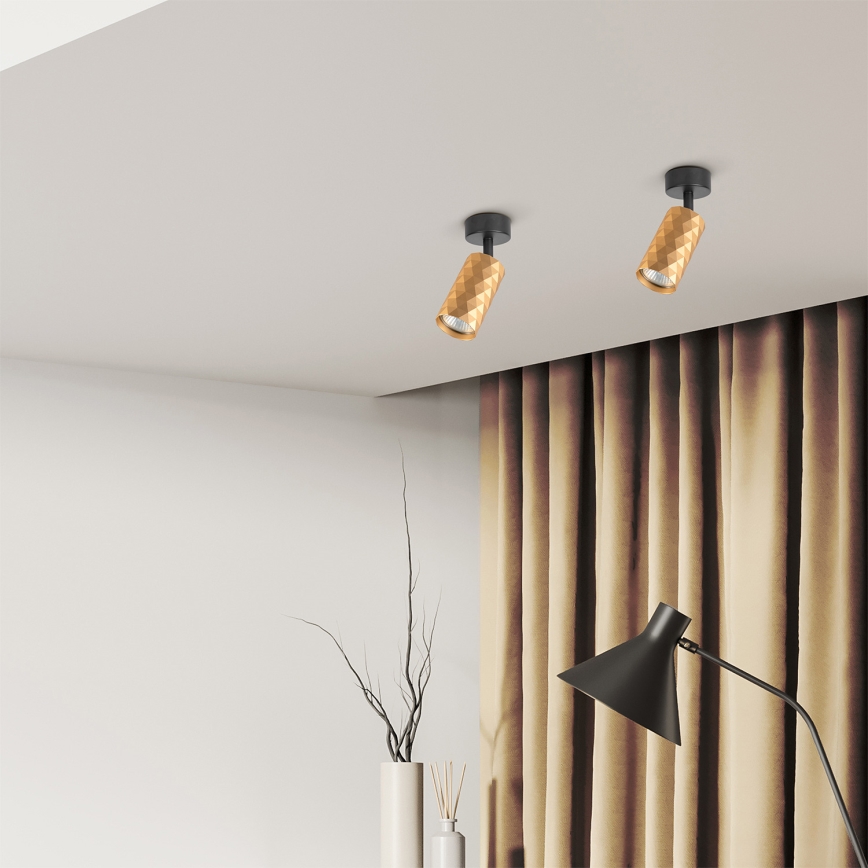 Brilagi - Spot LED RGBW dimabil SELE DIAMANT, 1xGU10/4,8W/230V, auriu + telecomandă