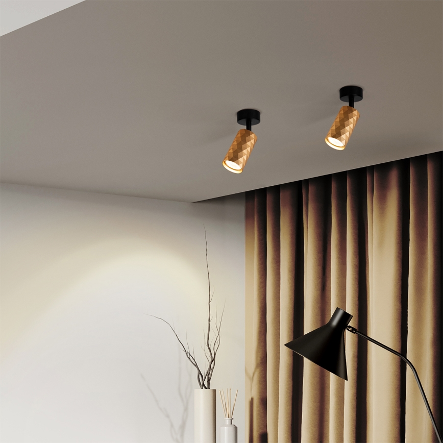 Brilagi - Spot LED RGBW dimabil SELE DIAMANT, 1xGU10/4,8W/230V, auriu + telecomandă