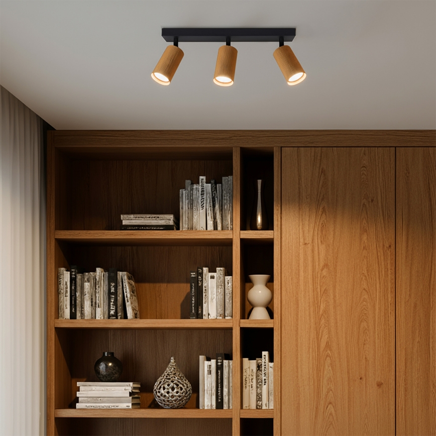 Brilagi - Spot LED RGBW dimerizabil SELE MODERN 3xGU10/4,8W/230V 3000K auriu + telecomandă