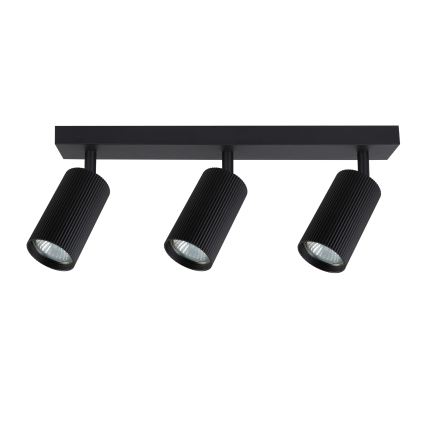 Brilagi - Spot LED RGBW reglabil SELE MODERN 3xGU10/4,8W/230V 3000K negru + telecomandă