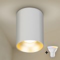 Brilagi - Spot LED RGBW dimabil TRINE 1x GU10/4,8W/230V 3000K alb/auriu + telecomandă