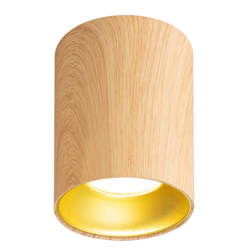 Brilagi - Spot LED RGBW reglabil TRINE 1xGU10/4,8W/230V 3000K finisaj stejar + telecomandă