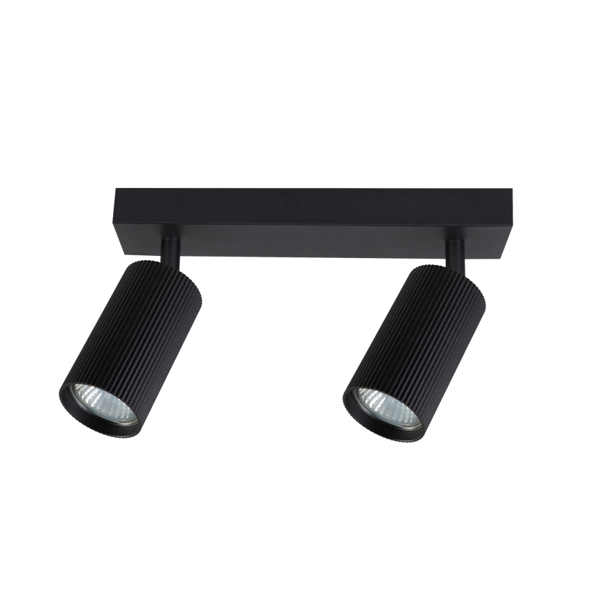 Brilagi - Spot LED RGBW dimmabil SELE MODERN 2xGU10/4,8W/230V 3000K negru + telecomandă