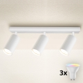 Brilagi - Spot LED RGBW dimerizabil SELE MODERN 3xGU10/6W/230V 3000K Wi-Fi alb