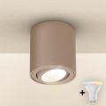 Brilagi - Spot LED RGBW dimmabil MIA 1xGU10/4,8W/230V 3000K 84x80 mm bej + telecomandă
