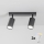 Brilagi - Spot LED RGBW dimmabil SELE 2xGU10/4,8W/230V 3000K negru + telecomandă