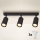 Brilagi - Spot LED RGBW dimmabil SELE, 3x GU10/4,8W/230V, 3000K, negru + telecomandă