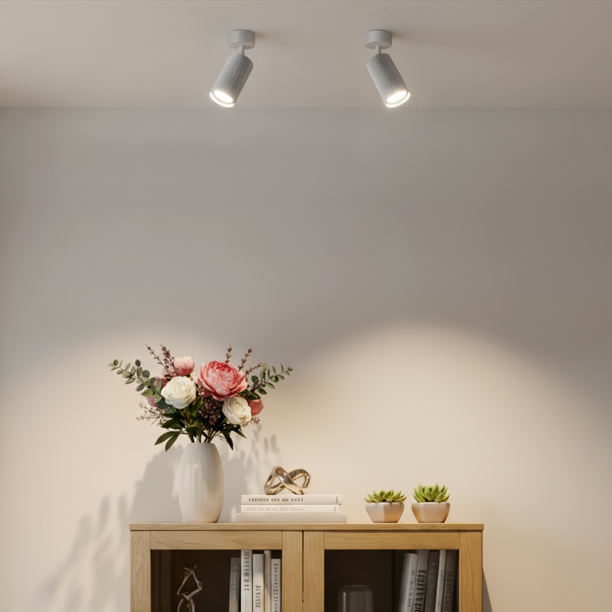 Brilagi - Spot LED RGBW reglabil SELE MODERN 1xGU10/4,8W/230V 3000K, alb, cu telecomandă