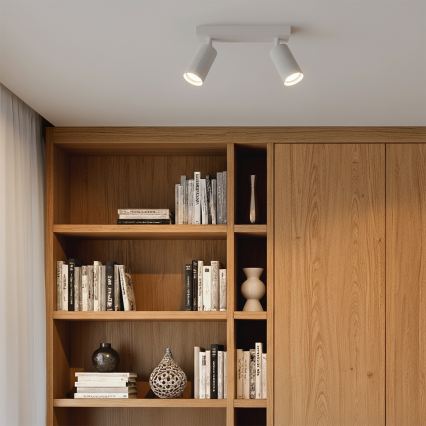 Brilagi - Spot LED RGBW reglabil SELE MODERN, 2xGU10/6,5W/230V, 2700-6500K, Wi-Fi, alb