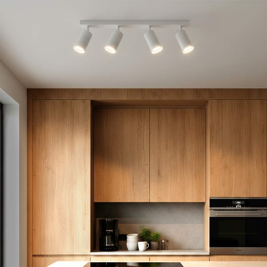 Brilagi - Spot LED RGBW, reglabil în intensitate SELE MODERN, 4xGU10/4,8W/230V, 3000K, alb + telecomandă