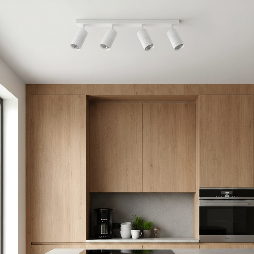 Brilagi - Spot LED RGBW, reglabil în intensitate SELE MODERN, 4xGU10/4,8W/230V, 3000K, alb + telecomandă