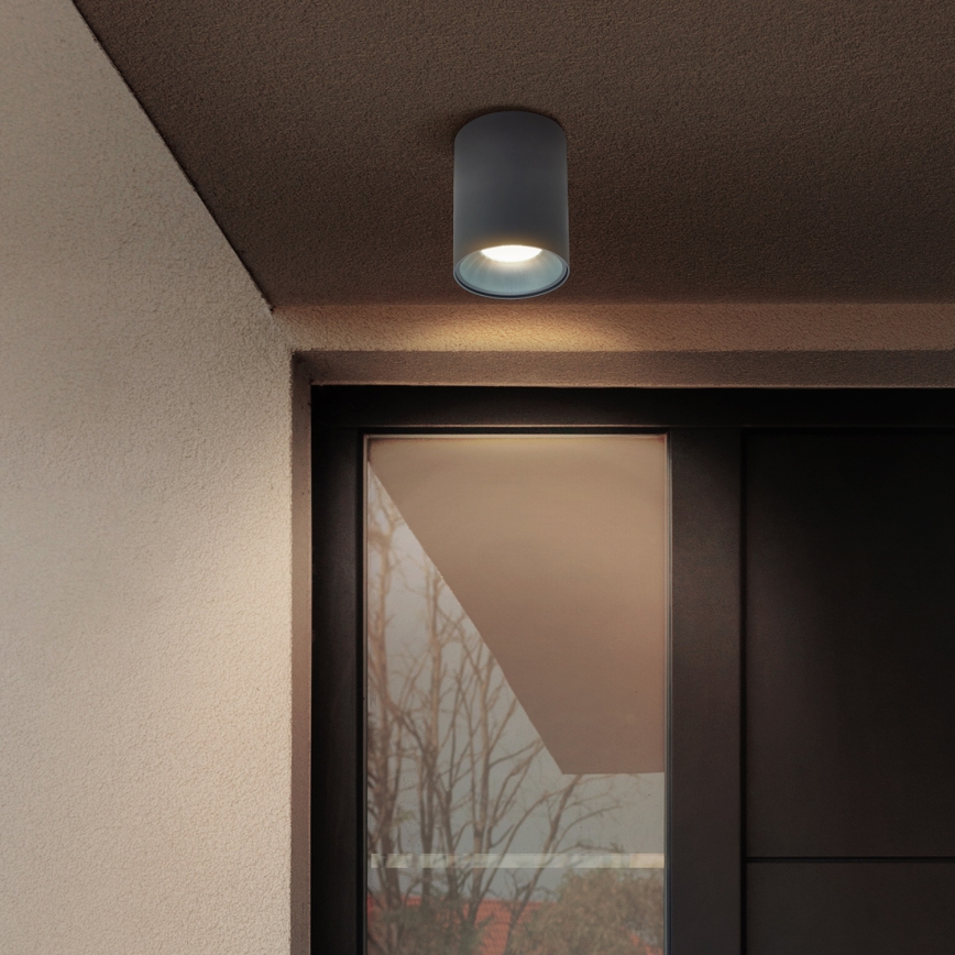Brilagi - Spot LED RGBW reglabil TRINE, 1xGU10/4,8W/230V, 3000K, antracit + telecomandă