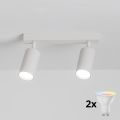 Brilagi - Spot LED RGBW reglabil SELE 2xGU10/4,8W/230V 3000K alb + telecomandă