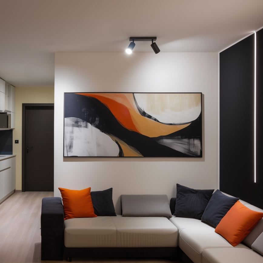 Brilagi - Spot LED dimabil RGBW SELE 2xGU10/4,8W/230V 3000K antracit + telecomandă