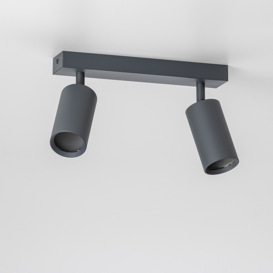 Brilagi - Spot LED dimabil RGBW SELE 2xGU10/4,8W/230V 3000K antracit + telecomandă