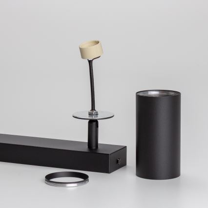 Brilagi - Spot LED RGBW dimmabil SELE 2xGU10/6W/230V 3000K negru + telecomandă