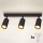 Brilagi - Spot LED RGBW reglabil SELE 3xGU10/4,8W/230V 3000K negru/auriu + telecomandă